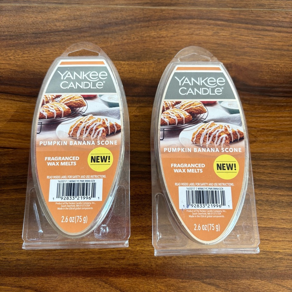 Yankee Candle Fragranced Wax Melts Pumpkin Banana Scone